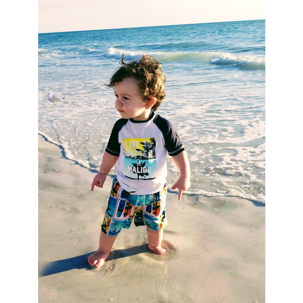 Toddler boy swimwear set